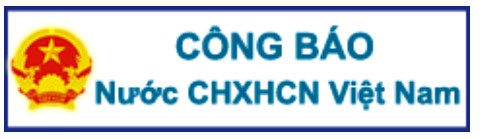 CÔNG BÁO CHÍNH PHỦ